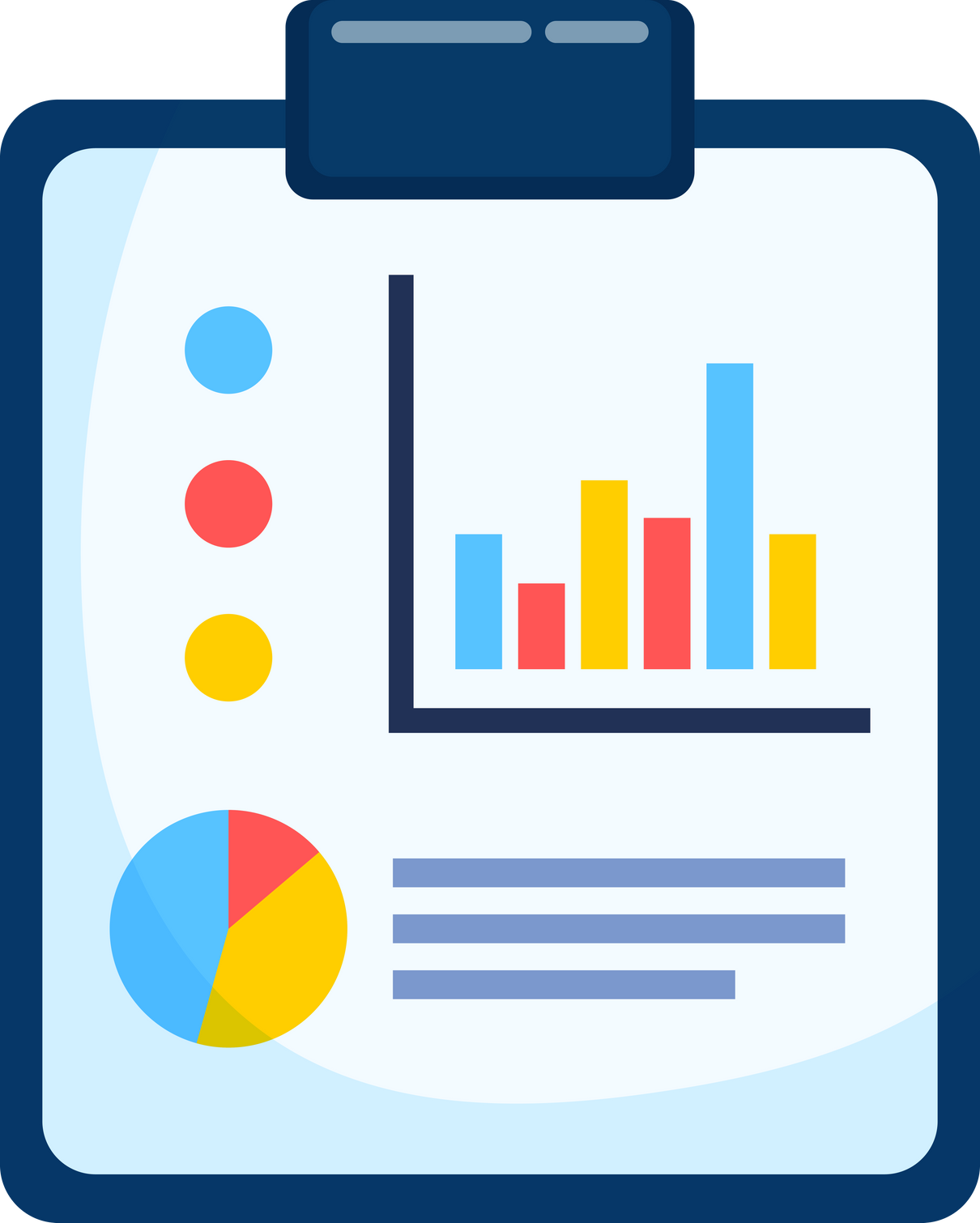 Business data market elements dot bar pie charts diagrams and graphs on board,Isometric infographic element with graph and charts, illustration isolated on white background.